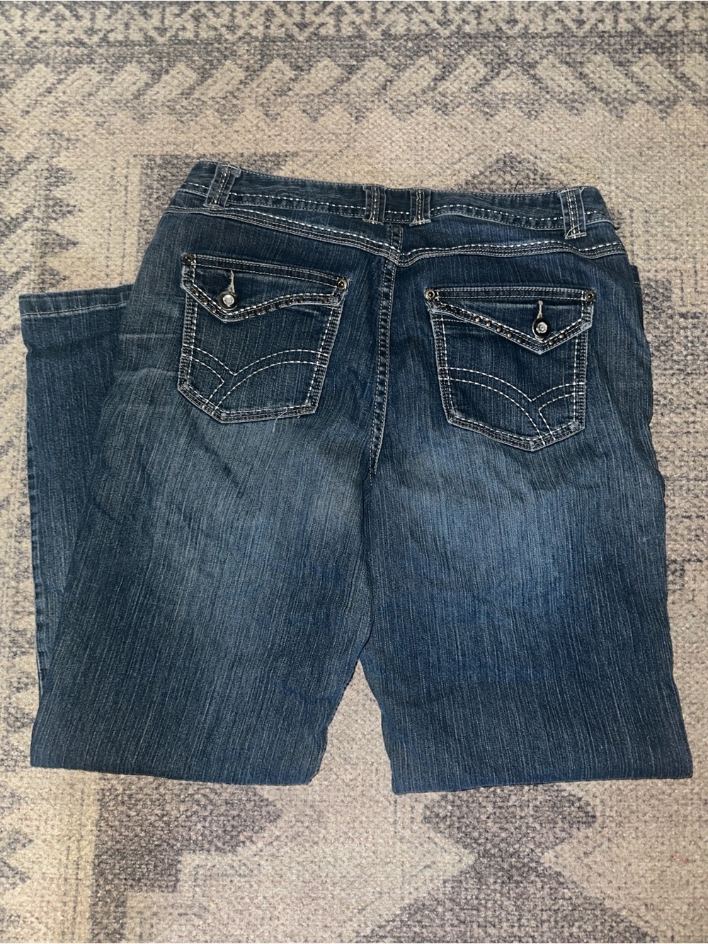 Christopher & Banks Dark Blue Denim Jeans - Picture 3 of 6